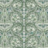 African Marigold Fixed Size 6 Panel mural in green color - pattern number 125418FXST - by Graham and Brown in the William Morris at Home Murals collection