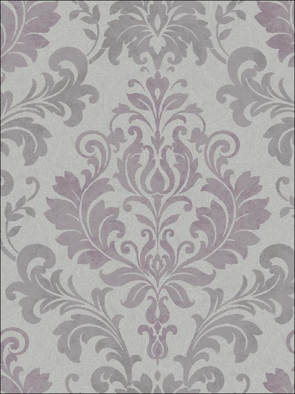 Gainsborough fabric in nickel and boysenberry color - pattern number CB74009 - by Carl Robinson in the Carl Robinson 7 Monte Carlo collection