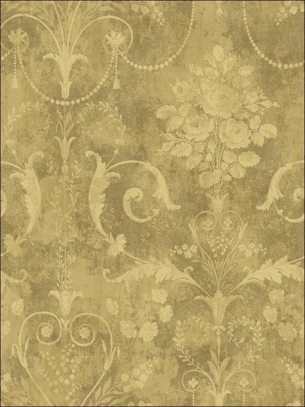 Glencairn wallpaper in copper color - pattern number CB74805 - by Carl Robinson in the Carl Robinson 7 Monte Carlo collection