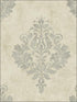 Graftan wallpaper in aluminum and alabaster color - pattern number CB75507 - by Carl Robinson in the Carl Robinson 7 Monte Carlo collection