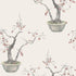 Kaki Persimmon Wallpaper in silver color - pattern number 126/2004.CS.0 - by Cole and Son in the Shinrin Yoku collection