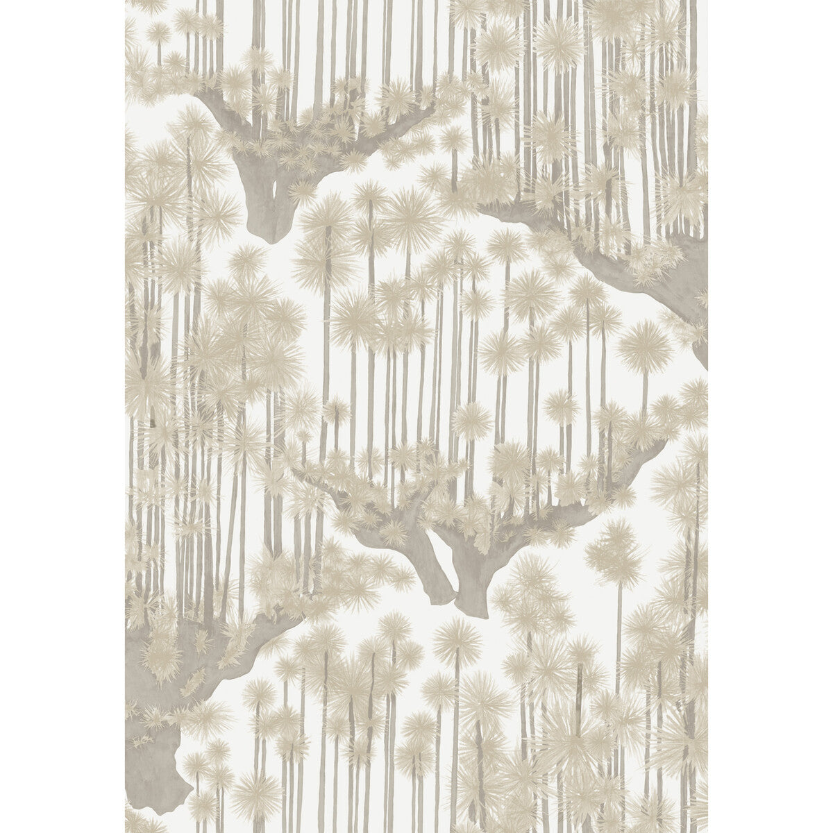 Japanese Woods Wallpaper in patina gold color - pattern number 126/6022.CS.0 - by Cole and Son in the Shinrin Yoku collection