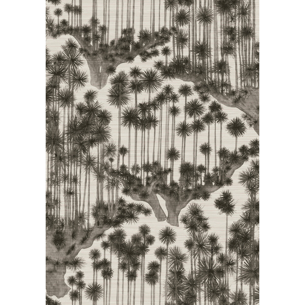 Japanese Woods Sisal Wallpaper in charcoal color - pattern number 126/6023.CS.0 - by Cole and Son in the Shinrin Yoku collection