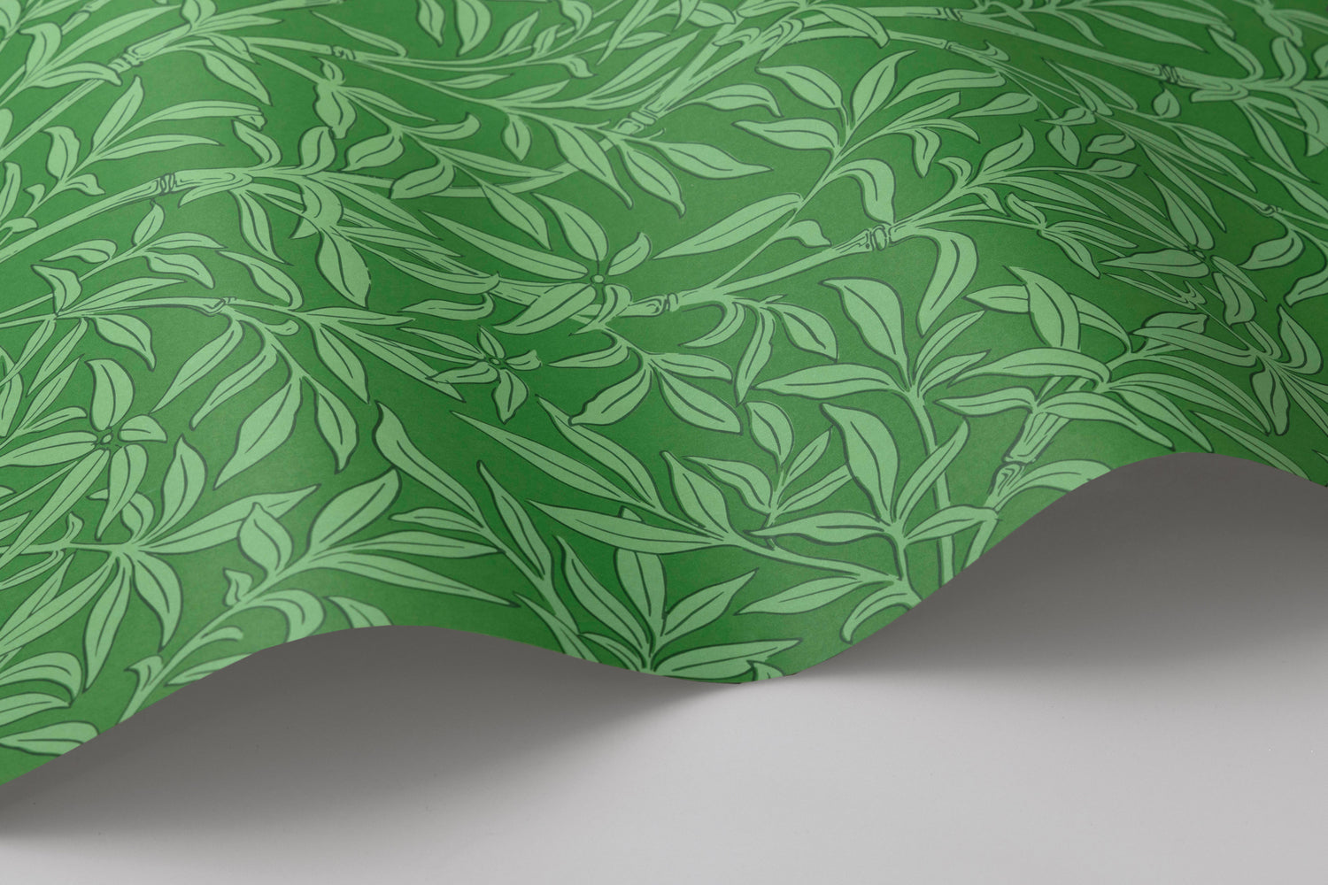 Bamboo Forest Wallpaper in emerald color - pattern number 127/1004.CS.0 - by Cole and Son in the Classics Vol I collection