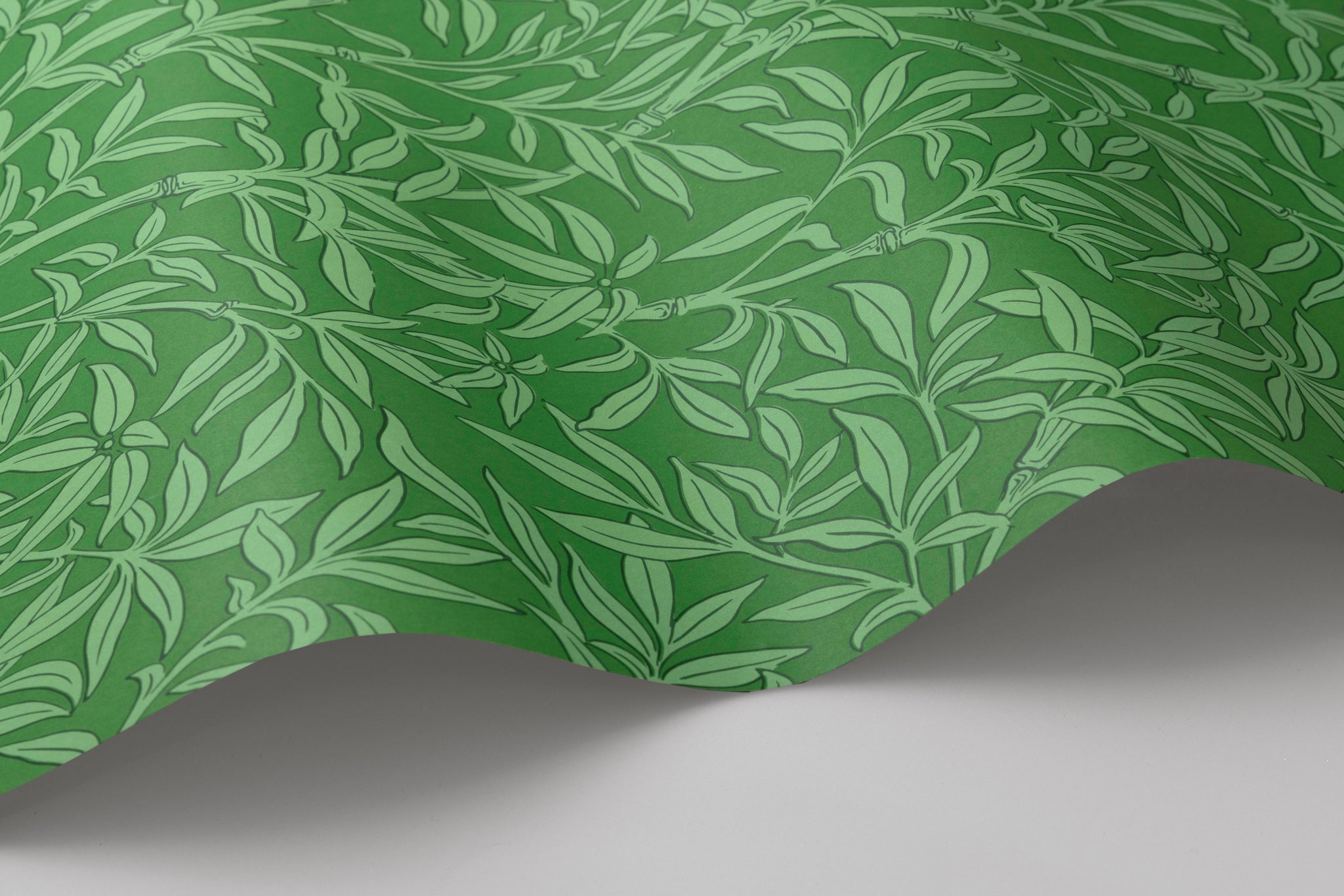 Bamboo Forest Wallpaper in emerald color - pattern number 127/1004.CS.0 - by Cole and Son in the Classics Vol I collection