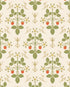 Strawberry Wallpaper in poppy/green/metallic gold color - pattern number 127/2008.CS.0 - by Cole and Son in the Classics Vol I collection