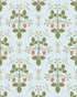 Strawberry Wallpaper in olive/blue color - pattern number 127/2009.CS.0 - by Cole and Son in the Classics Vol I collection