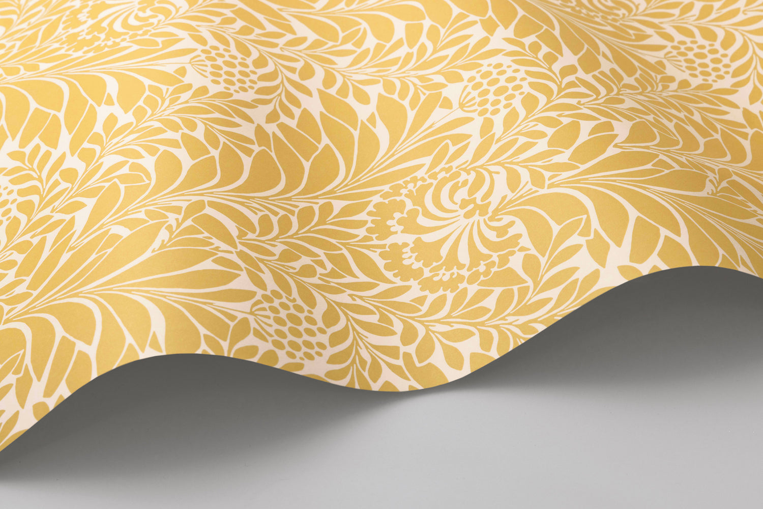 Honeysuckle Wallpaper in daffodil color - pattern number 127/5026.CS.0 - by Cole and Son in the Classics Vol I collection