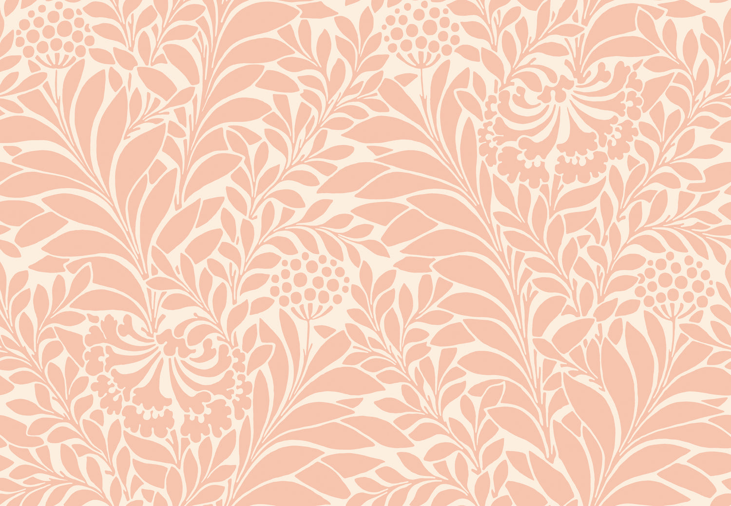 Honeysuckle Wallpaper in blush color - pattern number 127/5027.CS.0 - by Cole and Son in the Classics Vol I collection