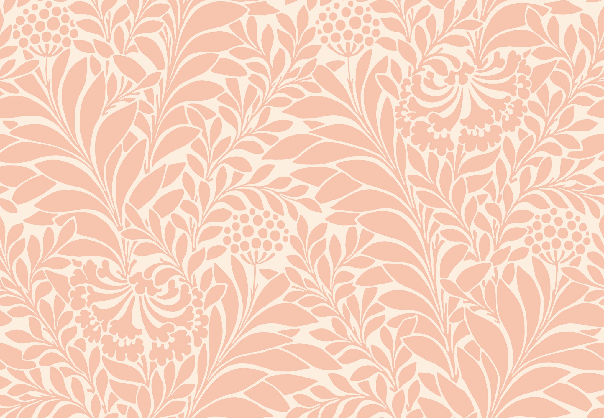 Honeysuckle Wallpaper in blush color - pattern number 127/5027.CS.0 - by Cole and Son in the Classics Vol I collection