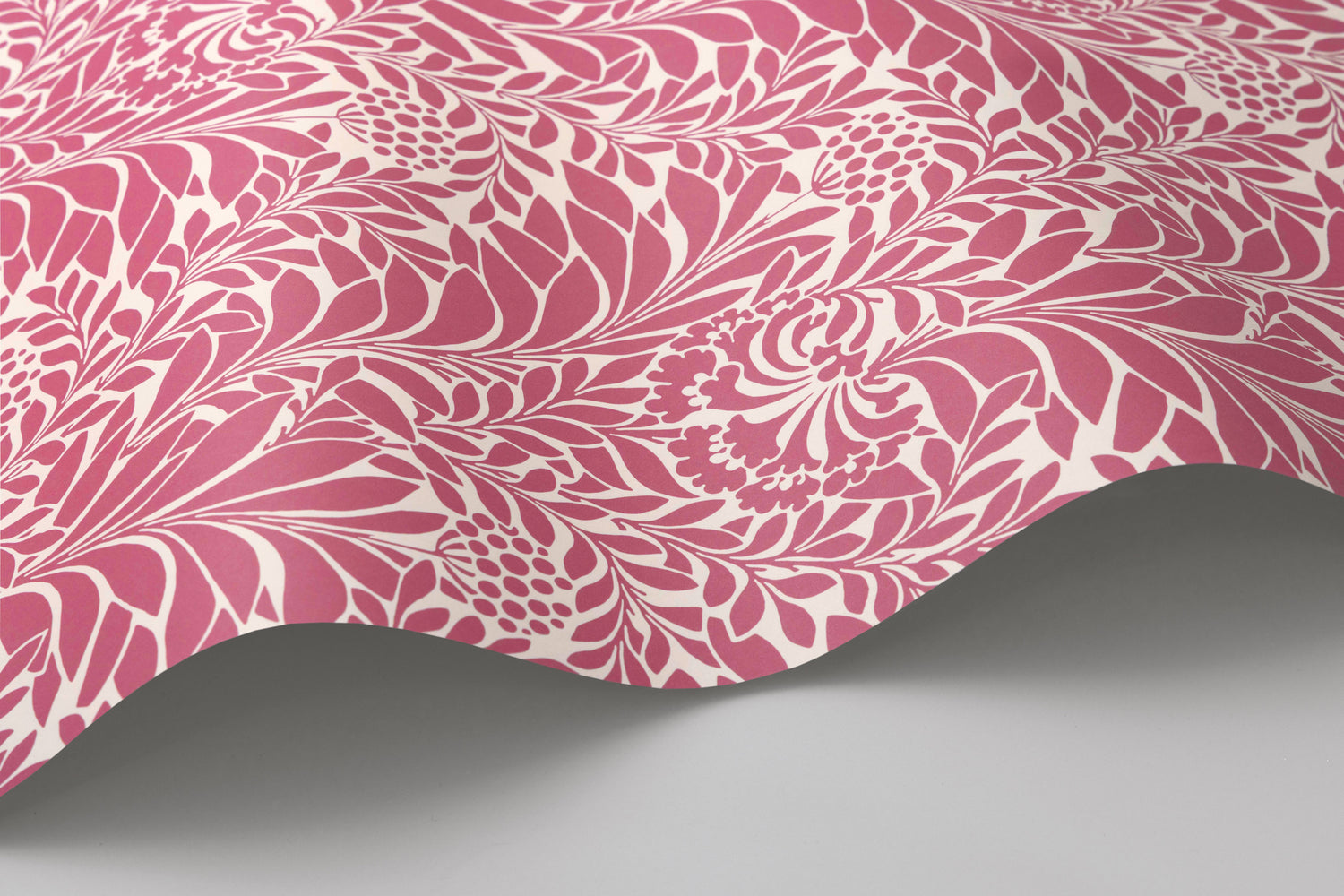 Honeysuckle Wallpaper in raspberry color - pattern number 127/5028.CS.0 - by Cole and Son in the Classics Vol I collection