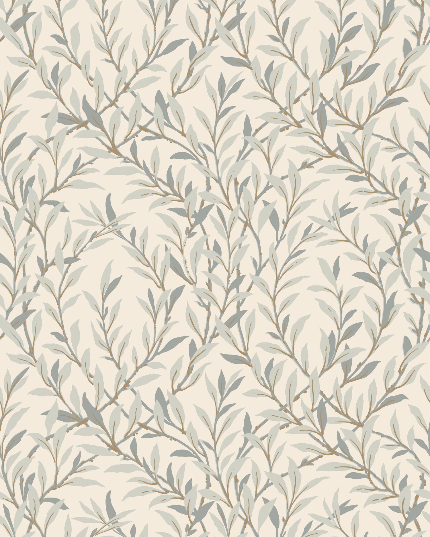 Willow Branch Wallpaper in pebble/cream color - pattern number 127/7037.CS.0 - by Cole and Son in the Classics Vol I collection