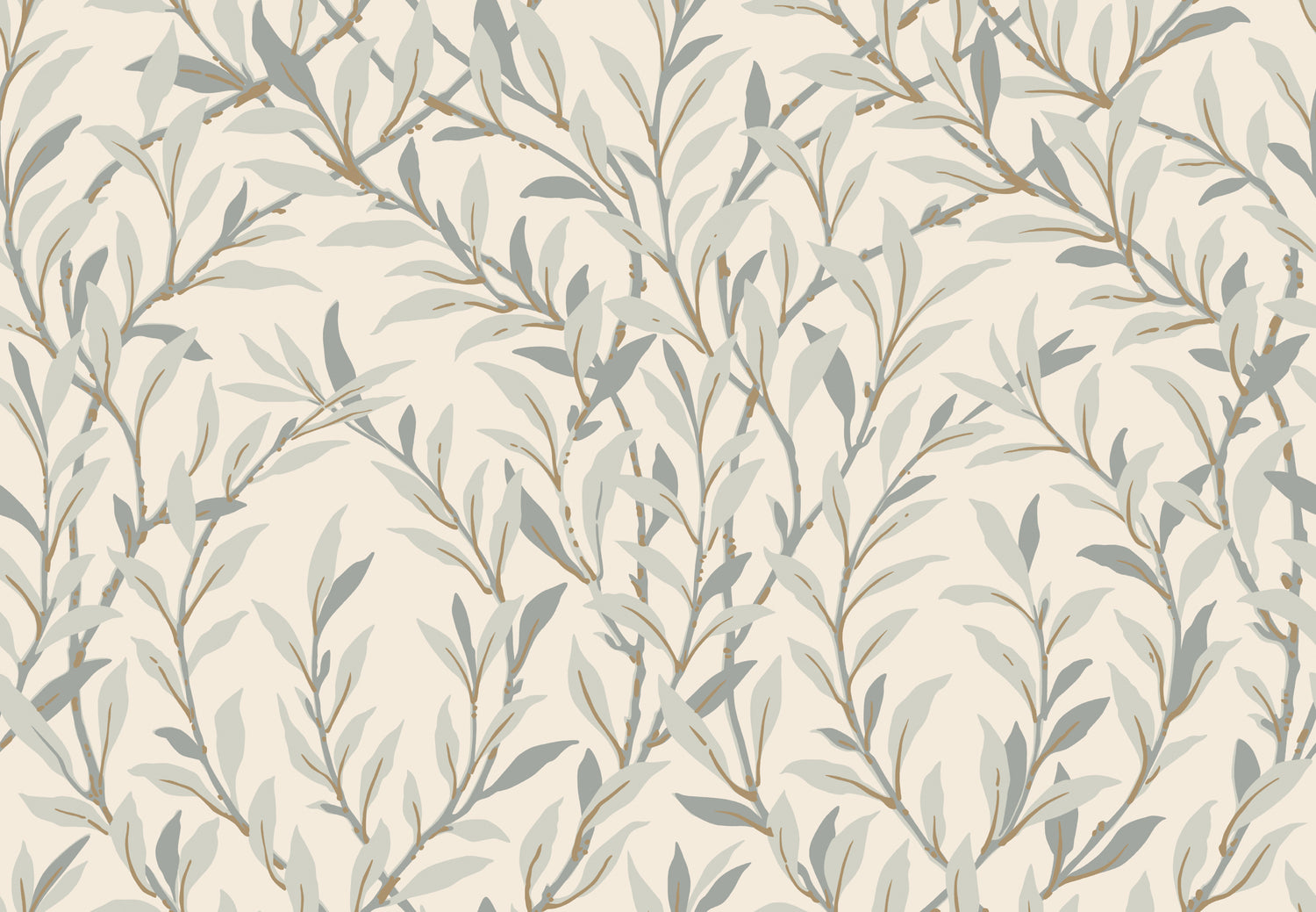 Willow Branch Wallpaper in pebble/cream color - pattern number 127/7037.CS.0 - by Cole and Son in the Classics Vol I collection