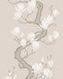 Magnolia Tree Wallpaper in soft cream color - pattern number 128/1003.CS.0 - by Cole and Son in the Classics Vol II collection