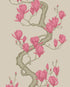 Magnolia Tree Wallpaper in magenta color - pattern number 128/1006.CS.0 - by Cole and Son in the Classics Vol II collection