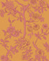 Paradise Tree Wallpaper in tangerine color - pattern number 128/2011.CS.0 - by Cole and Son in the Classics Vol II collection