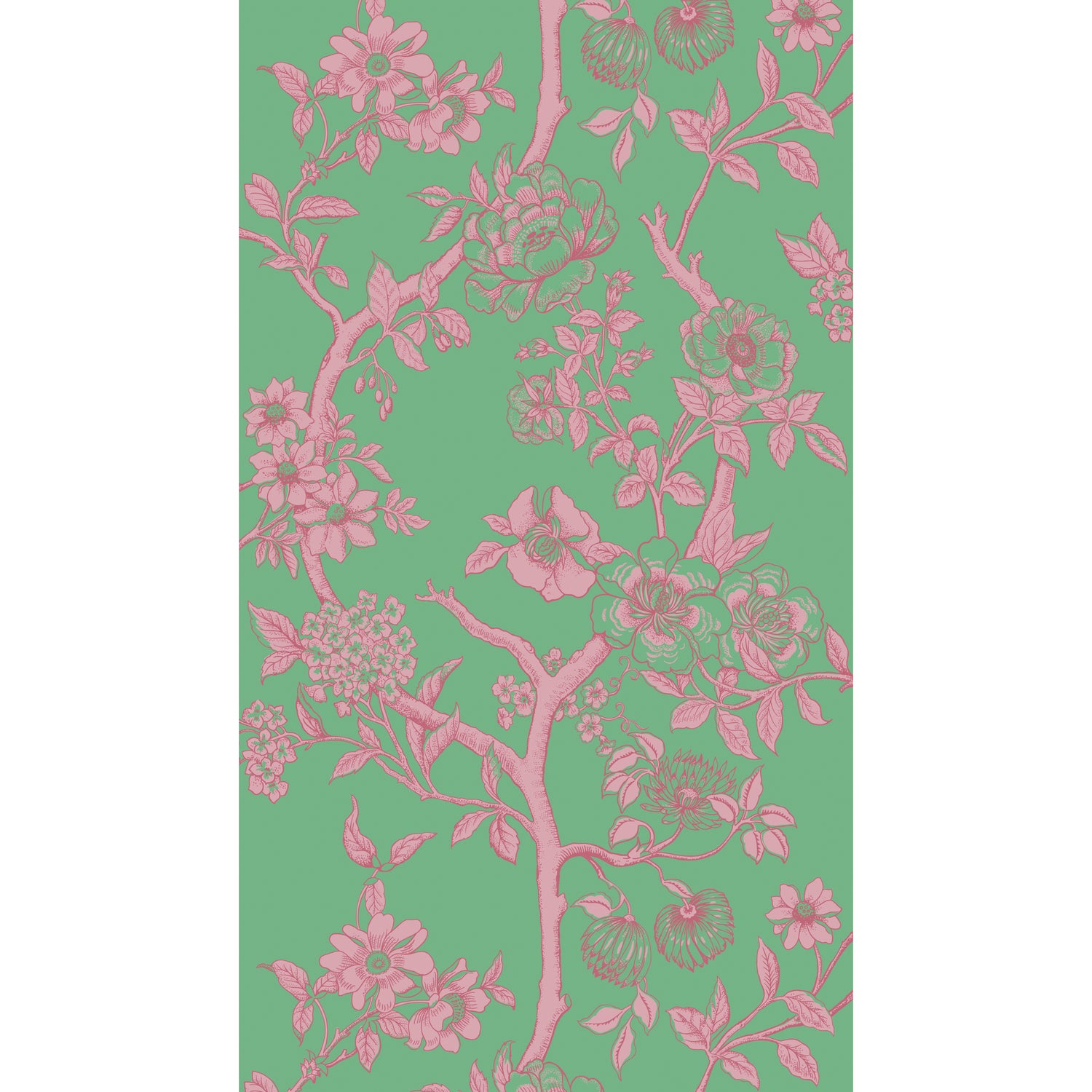 Paradise Tree Wallpaper in emerald color - pattern number 128/2012.CS.0 - by Cole and Son in the Classics Vol II collection