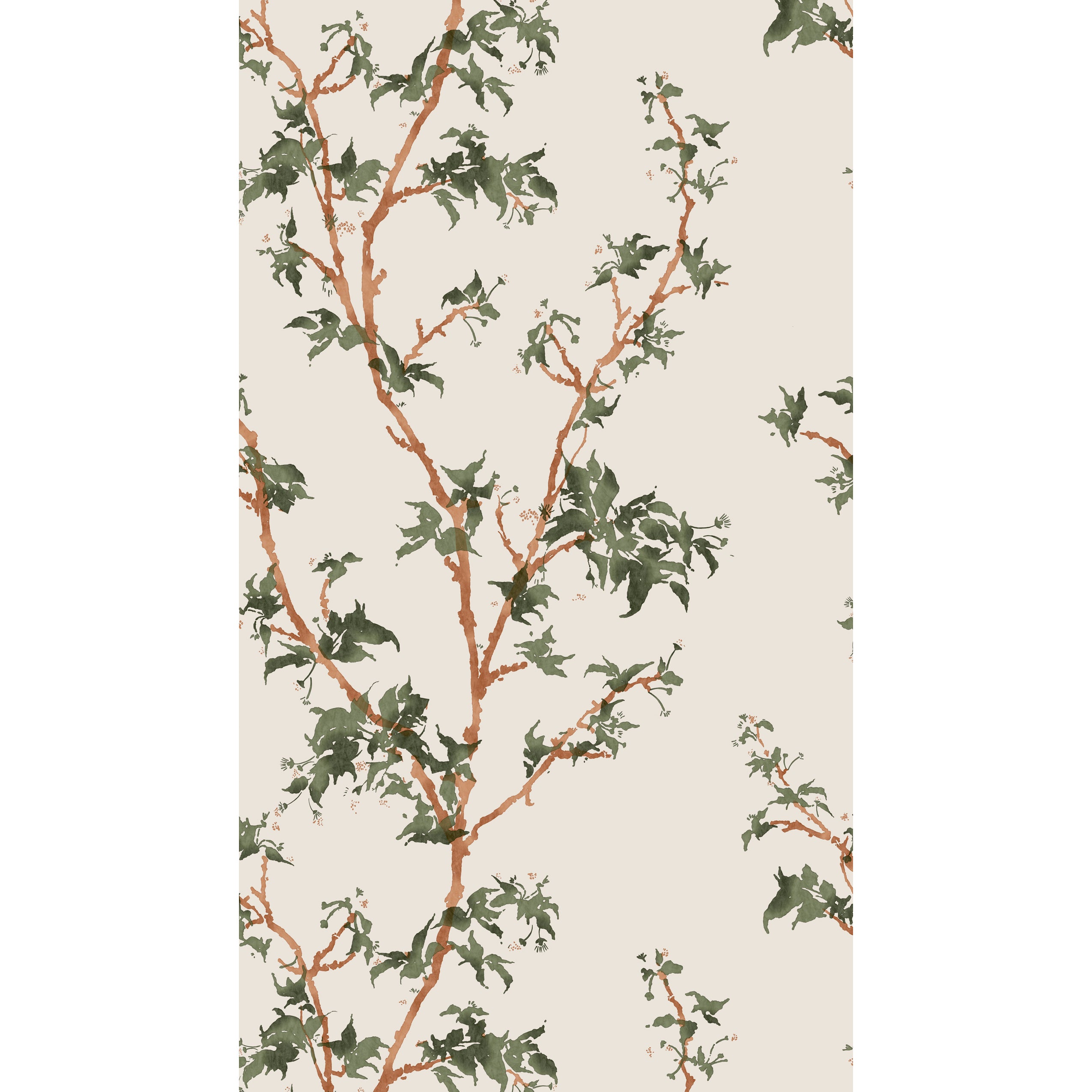 Chinese Branch Wallpaper in leaf green color - pattern number 128/3013.CS.0 - by Cole and Son in the Classics Vol II collection