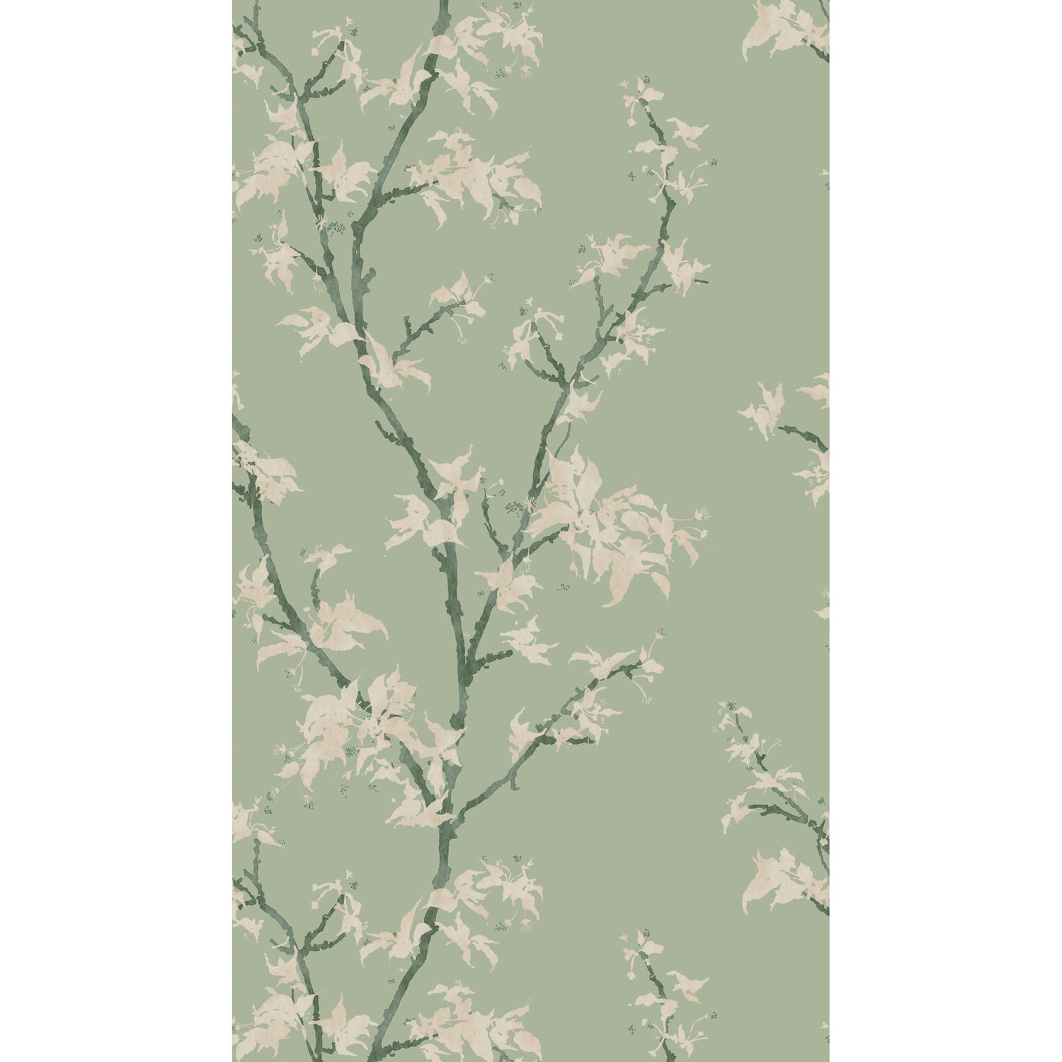 Chinese Branch Wallpaper in sage color - pattern number 128/3014.CS.0 - by Cole and Son in the Classics Vol II collection