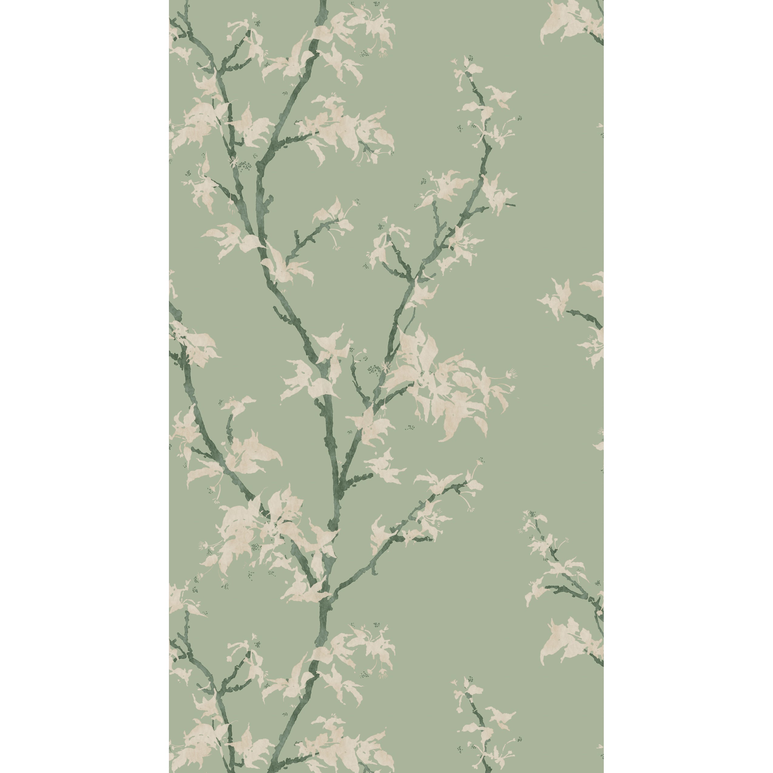 Chinese Branch Wallpaper in sage color - pattern number 128/3014.CS.0 - by Cole and Son in the Classics Vol II collection