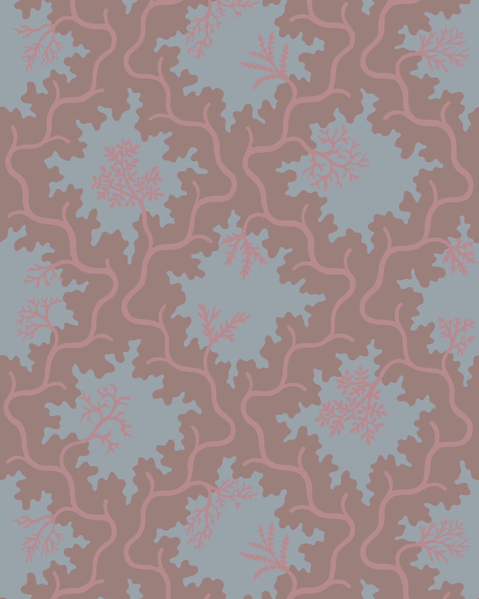 Moss Trellis Wallpaper in steel color - pattern number 128/4019.CS.0 - by Cole and Son in the Classics Vol II collection