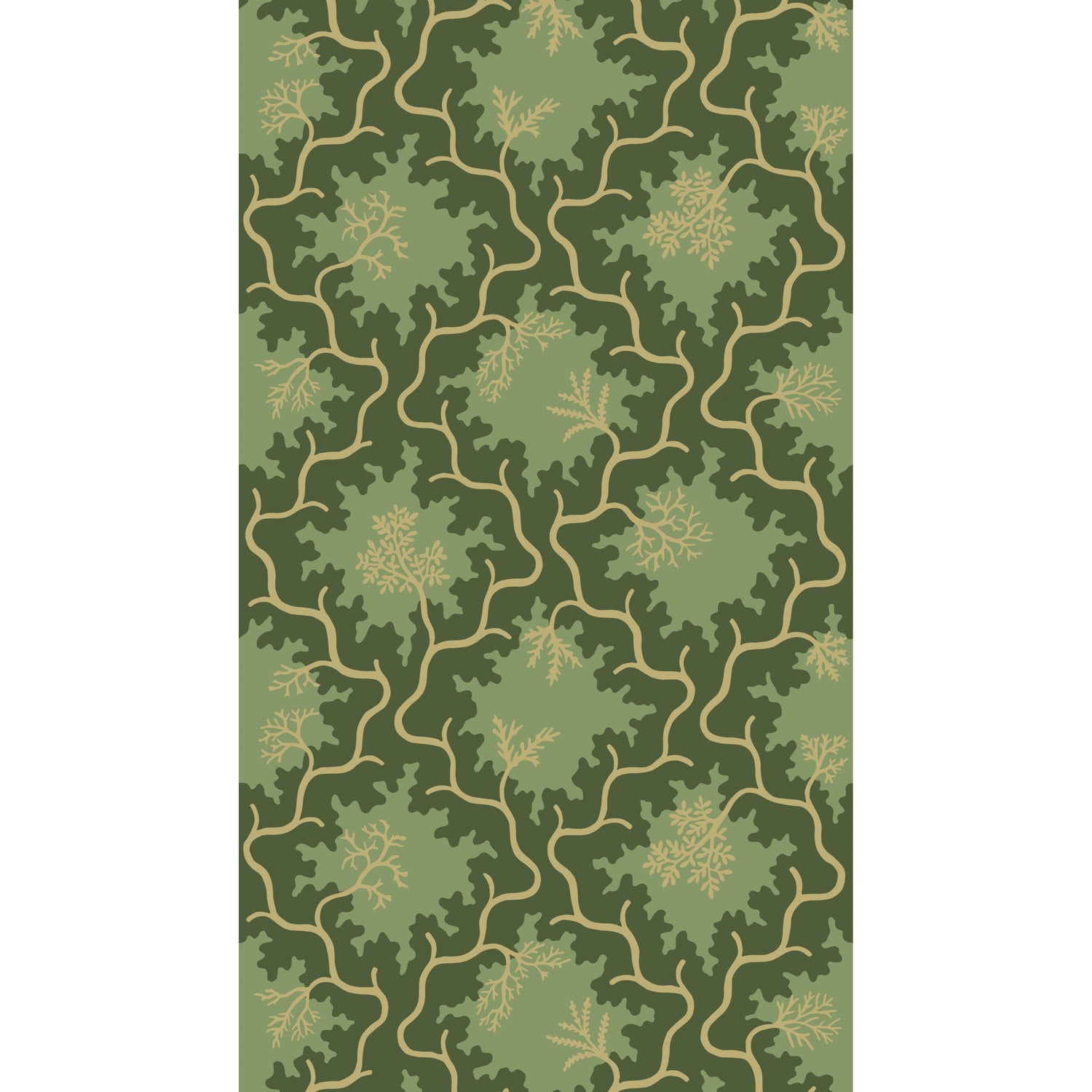 Moss Trellis Wallpaper in evergreen color - pattern number 128/4021.CS.0 - by Cole and Son in the Classics Vol II collection