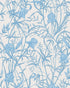 Iris Wallpaper in soft cerulean color - pattern number 128/5026.CS.0 - by Cole and Son in the Classics Vol II collection