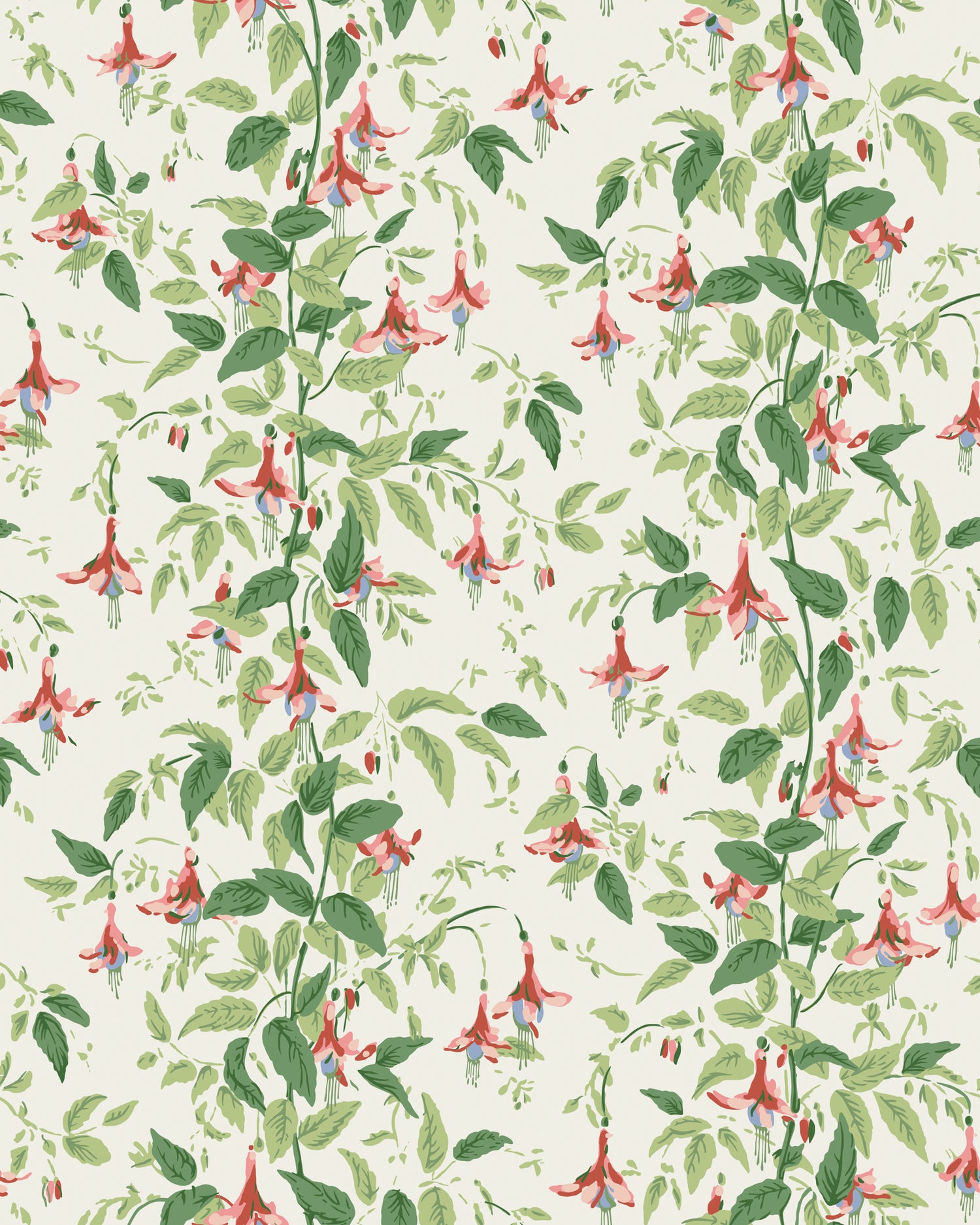 Fuschia Wallpaper in rose pink color - pattern number 128/6028.CS.0 - by Cole and Son in the Classics Vol II collection