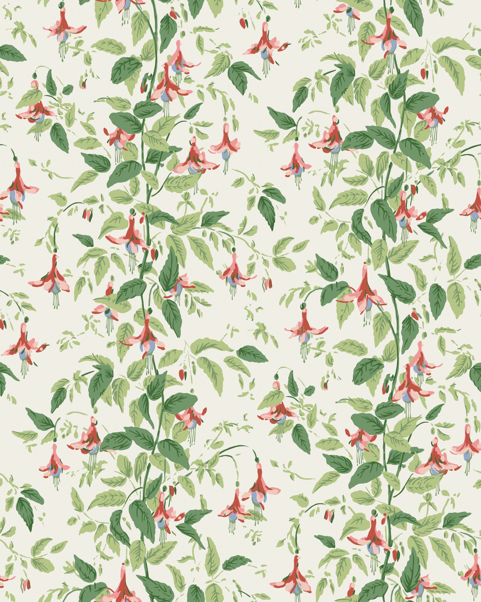 Fuschia Wallpaper in rose pink color - pattern number 128/6028.CS.0 - by Cole and Son in the Classics Vol II collection