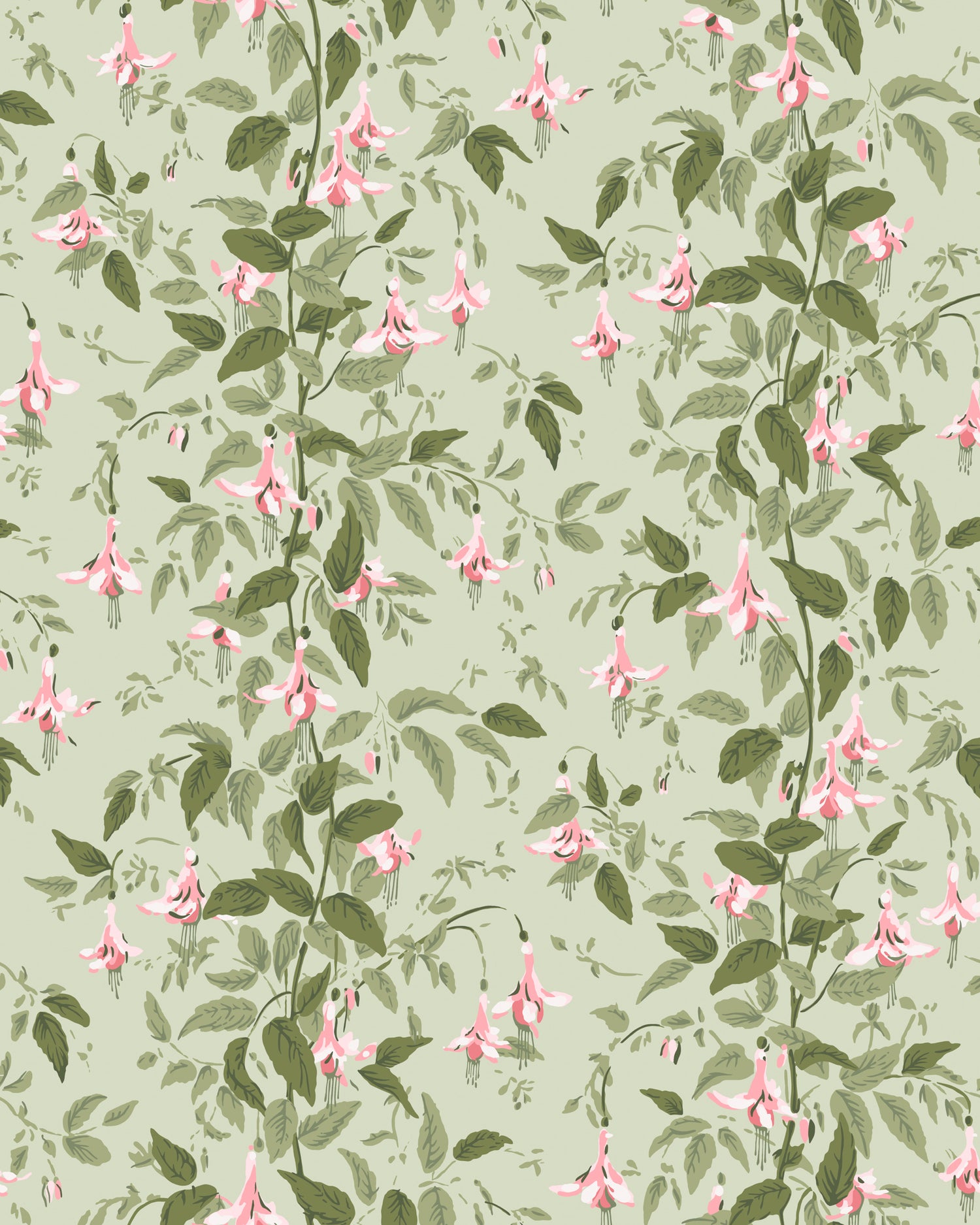Fuschia Wallpaper in powder pink color - pattern number 128/6032.CS.0 - by Cole and Son in the Classics Vol II collection