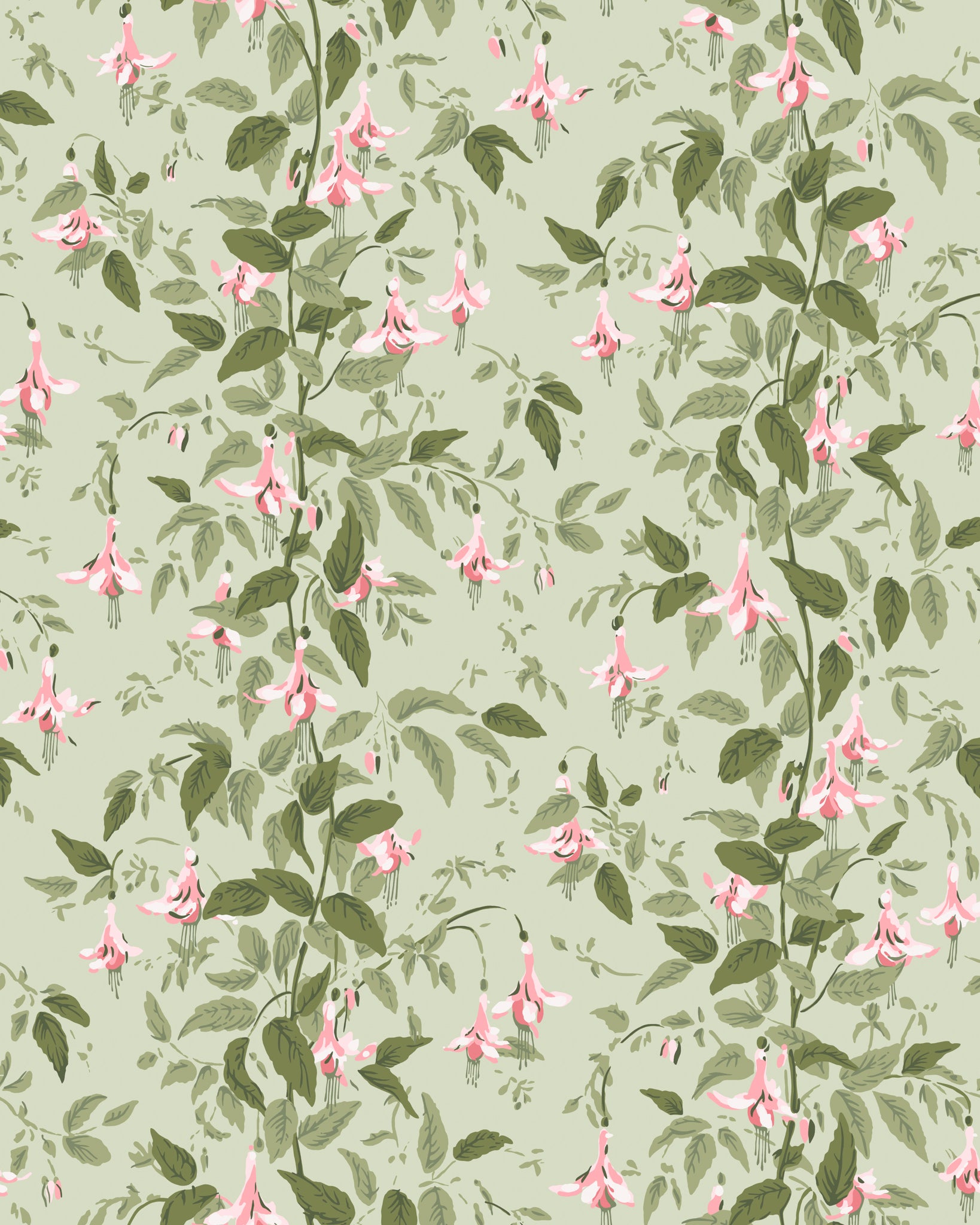 Fuschia Wallpaper in powder pink color - pattern number 128/6032.CS.0 - by Cole and Son in the Classics Vol II collection