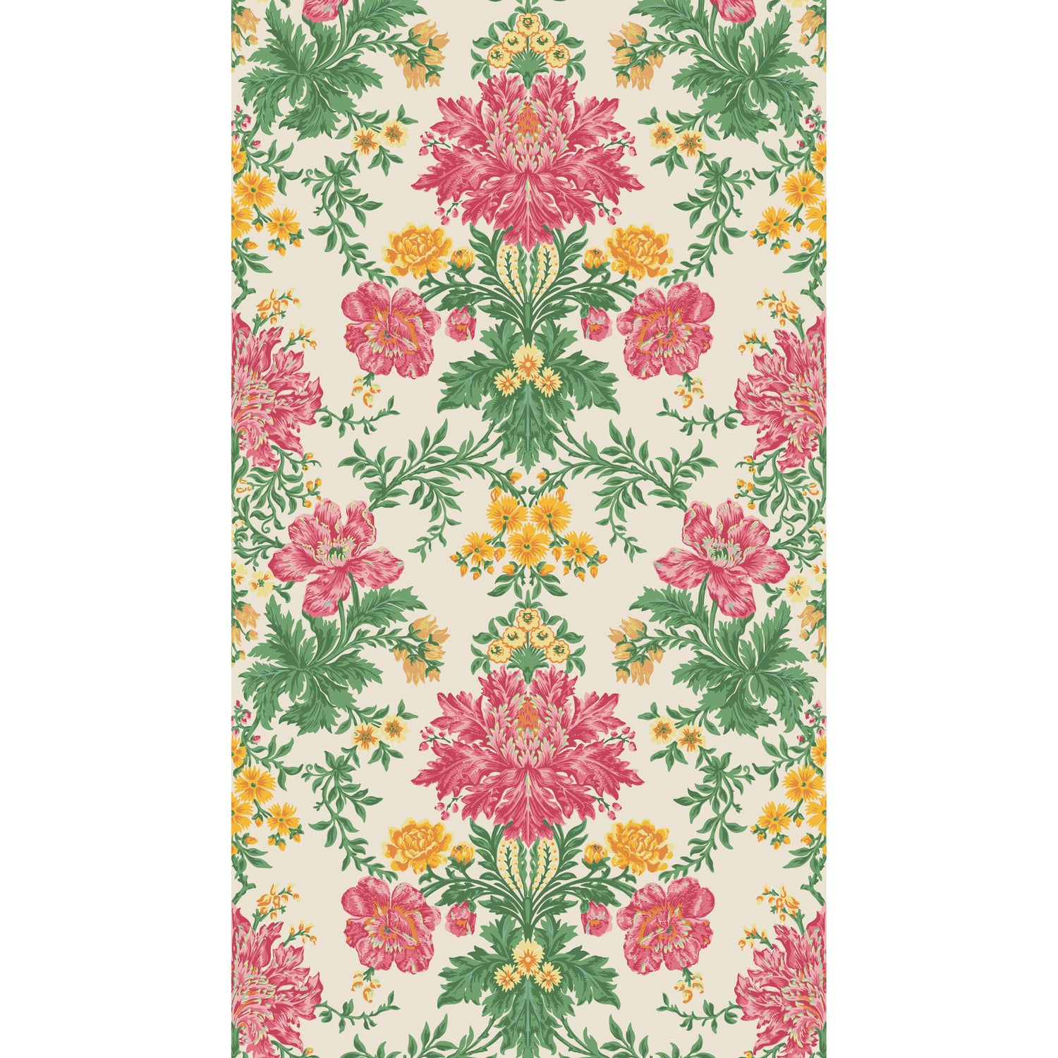 Poppies Wallpaper in soft fuchsia color - pattern number 128/7033.CS.0 - by Cole and Son in the Classics Vol II collection