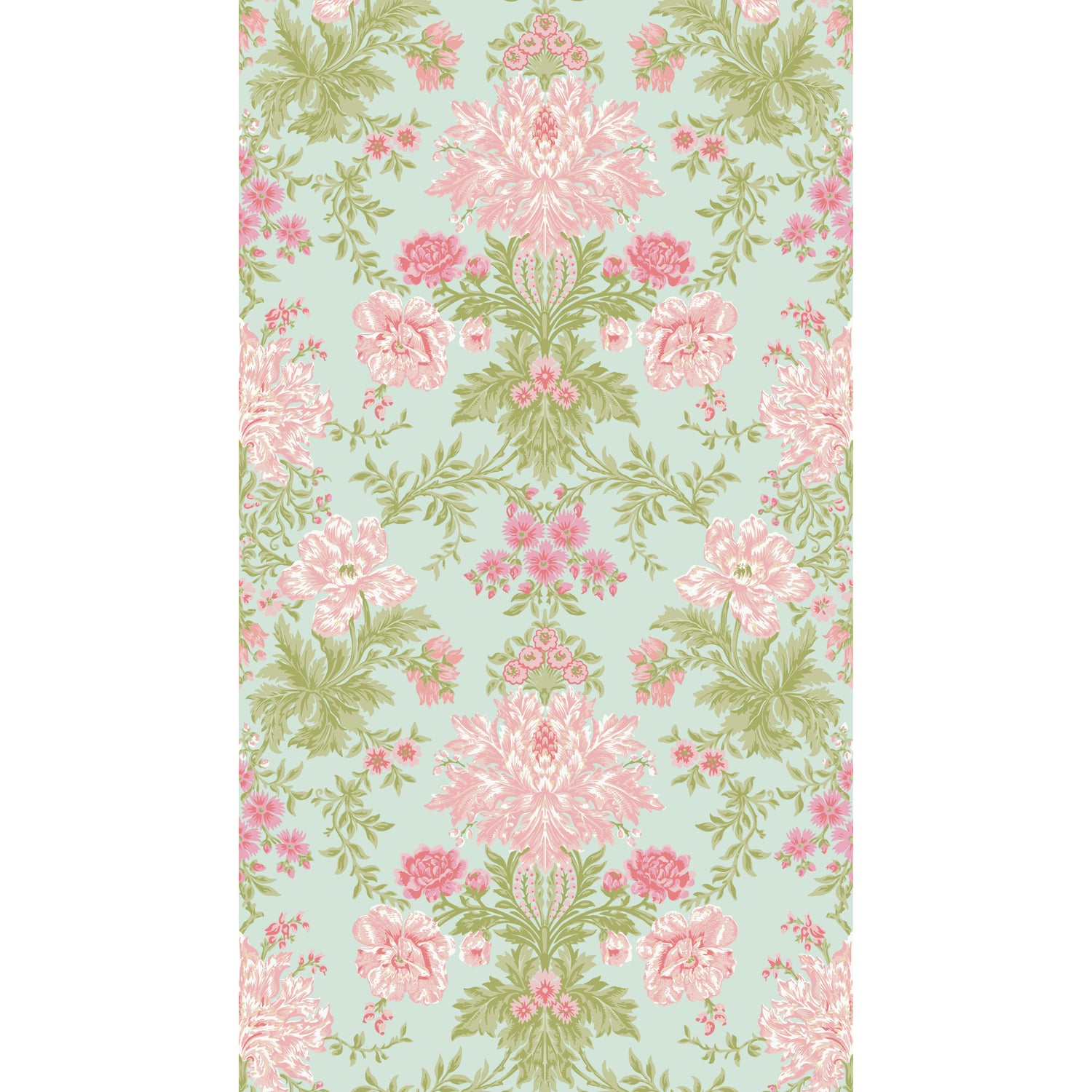 Poppies Wallpaper in soft pink color - pattern number 128/7034.CS.0 - by Cole and Son in the Classics Vol II collection