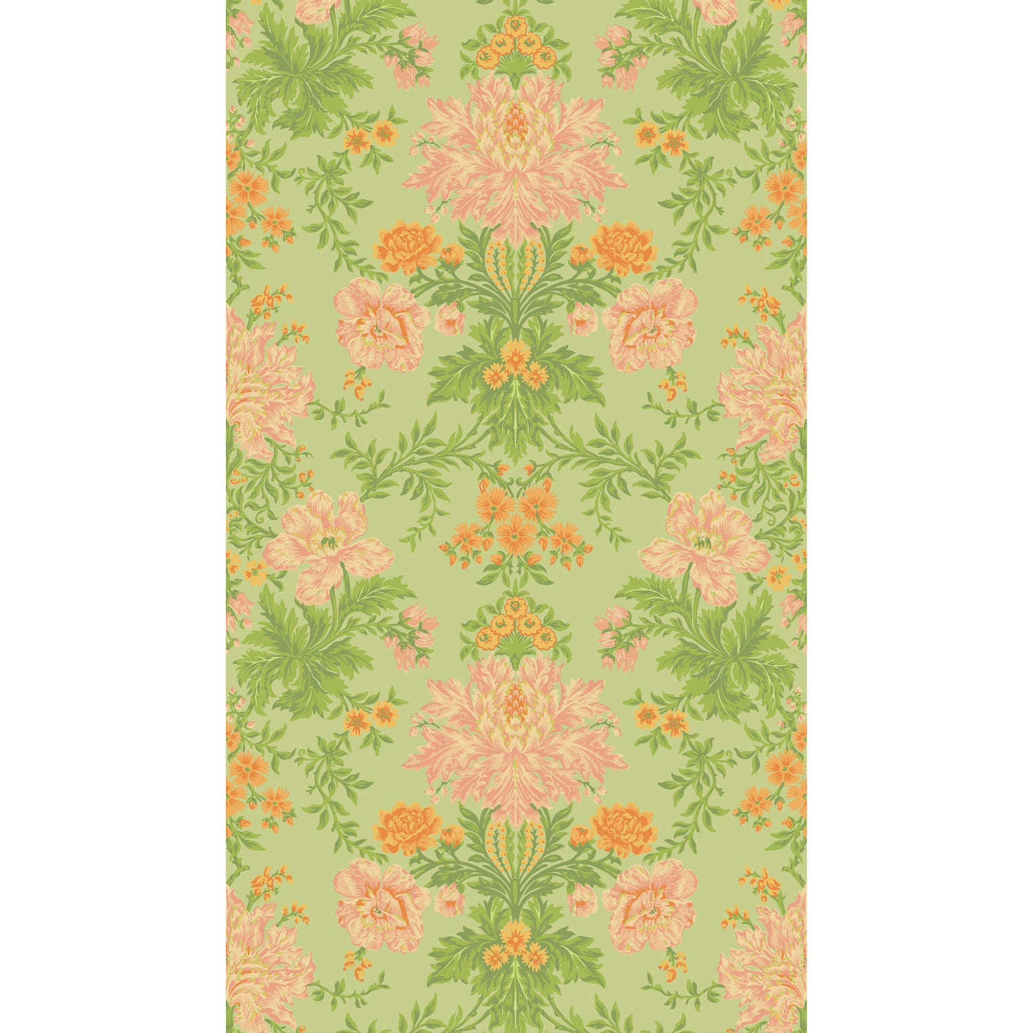 Poppies Wallpaper in peach color - pattern number 128/7036.CS.0 - by Cole and Son in the Classics Vol II collection