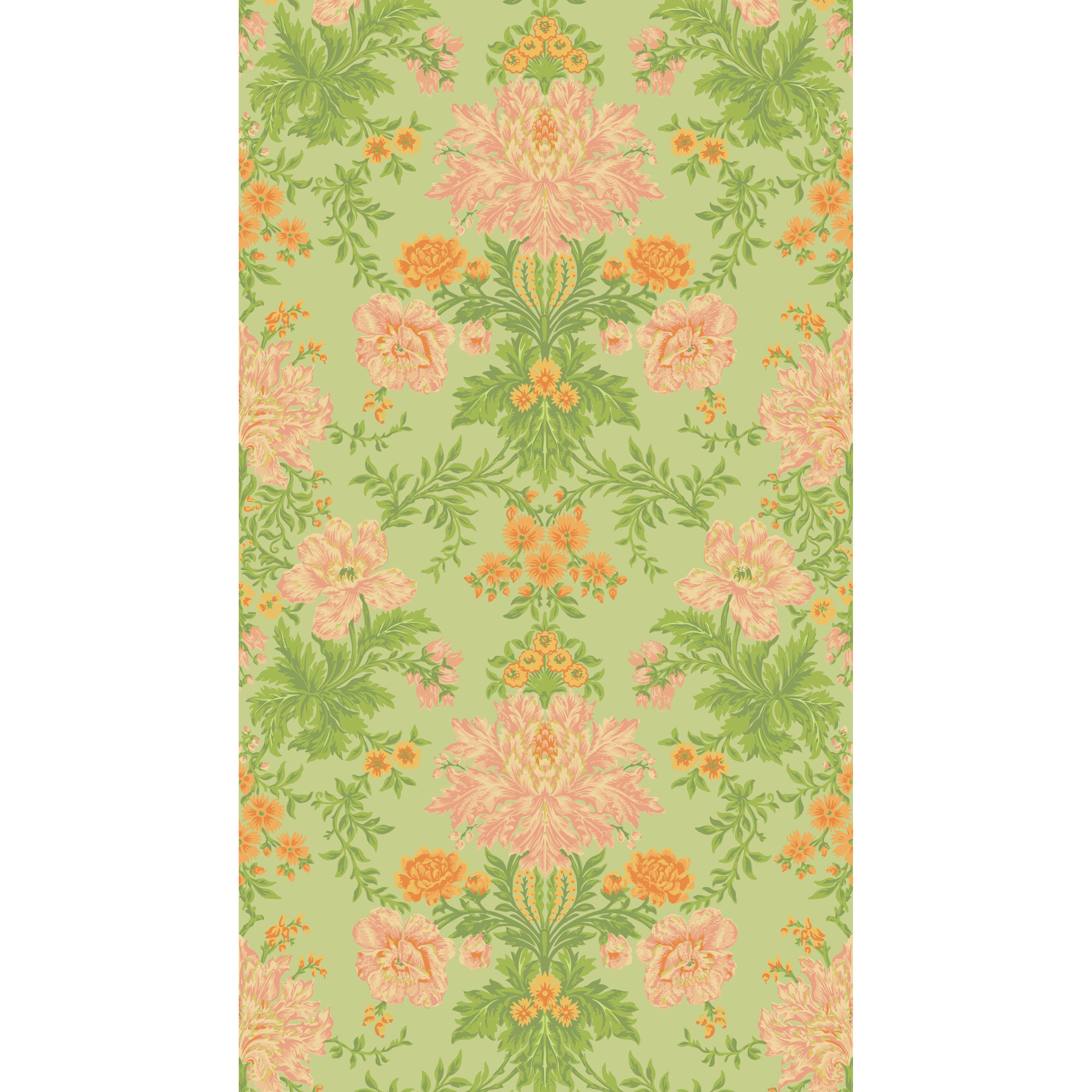 Poppies Wallpaper in peach color - pattern number 128/7036.CS.0 - by Cole and Son in the Classics Vol II collection