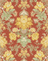 Poppies Wallpaper in soft yellow color - pattern number 128/7037.CS.0 - by Cole and Son in the Classics Vol II collection