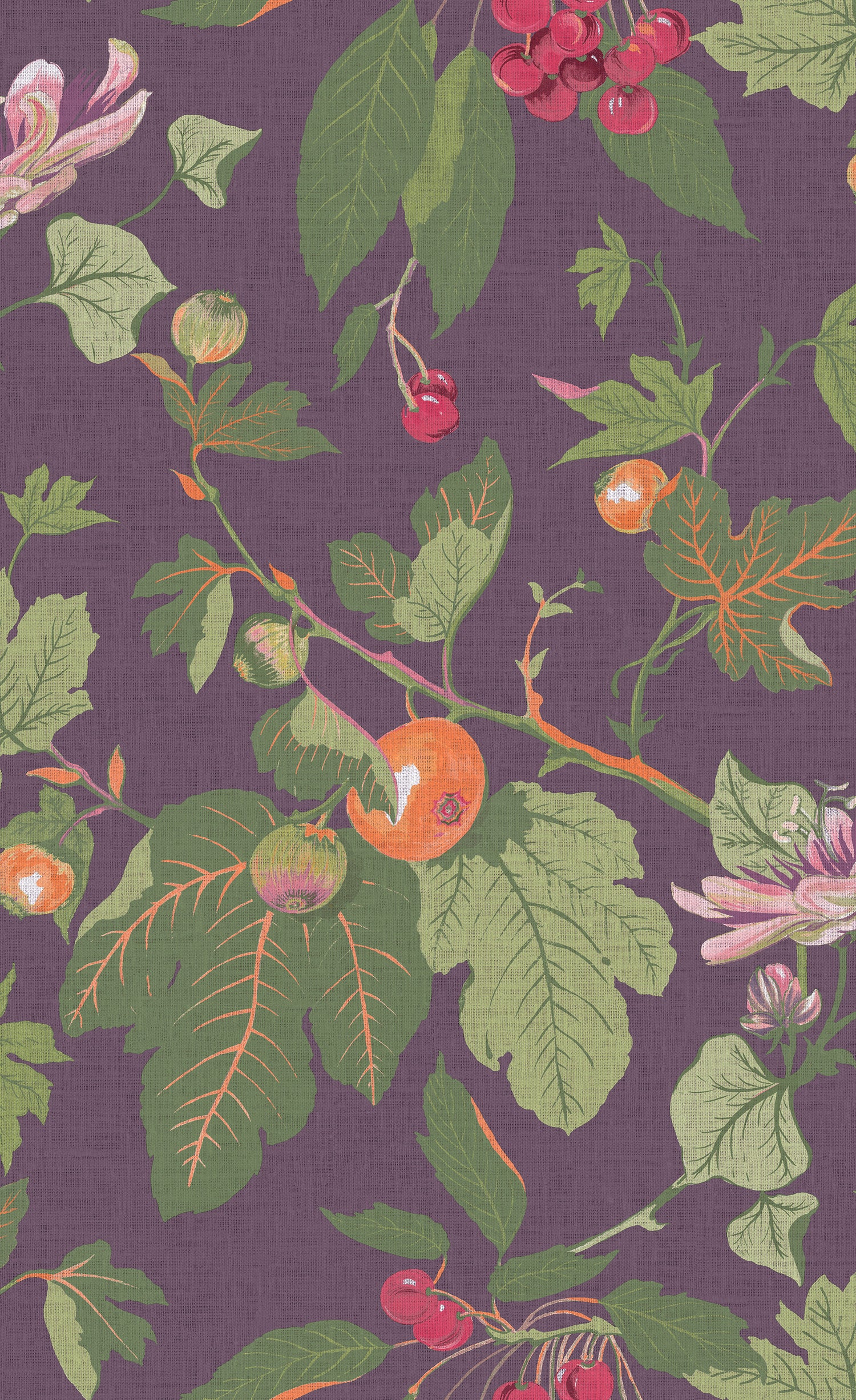 Craftwork Trail Wallpaper in plum color - pattern number 130283 - by Graham and Brown in the 2025 Exclusives collection