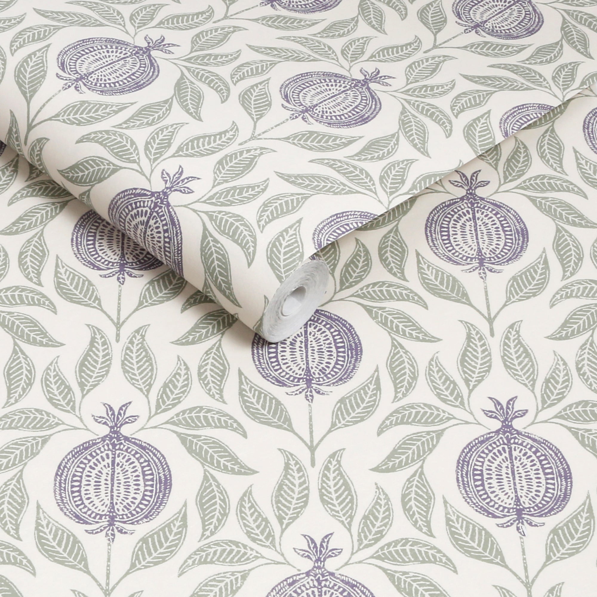 Apple of Grenada Wallpaper in mauve &amp; sage color - pattern number 130288 - by Graham and Brown in the 2025 Exclusives collection