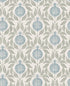 Apple of Grenada Wallpaper in sky blue & green color - pattern number 130289 - by Graham and Brown in the 2025 Exclusives collection