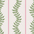 Laurel Leaf Stripe Wallpaper in pink & green color - pattern number 130292 - by Graham and Brown in the 2025 Exclusives collection