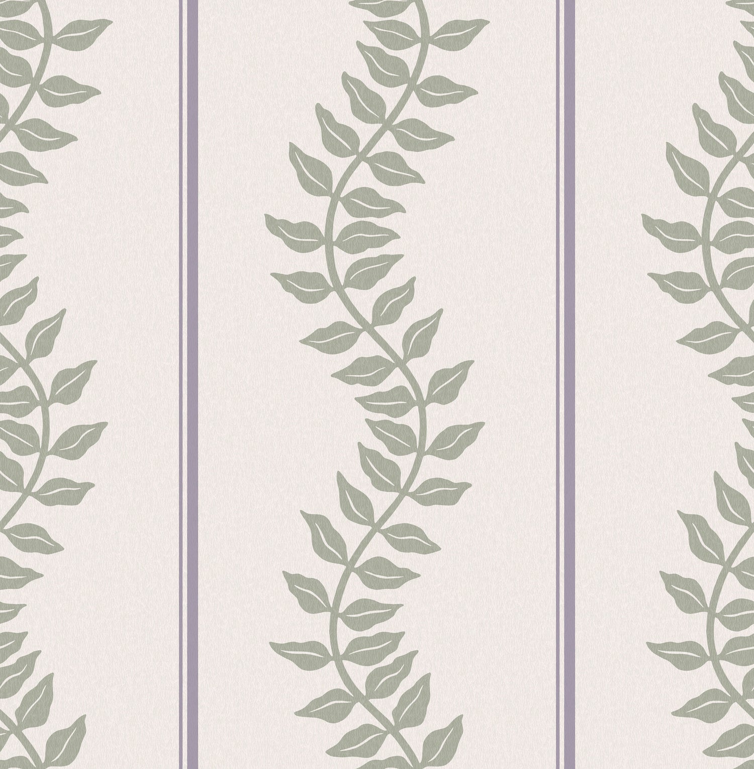 Laurel Leaf Stripe Wallpaper in mauve &amp; sage color - pattern number 130293 - by Graham and Brown in the 2025 Exclusives collection