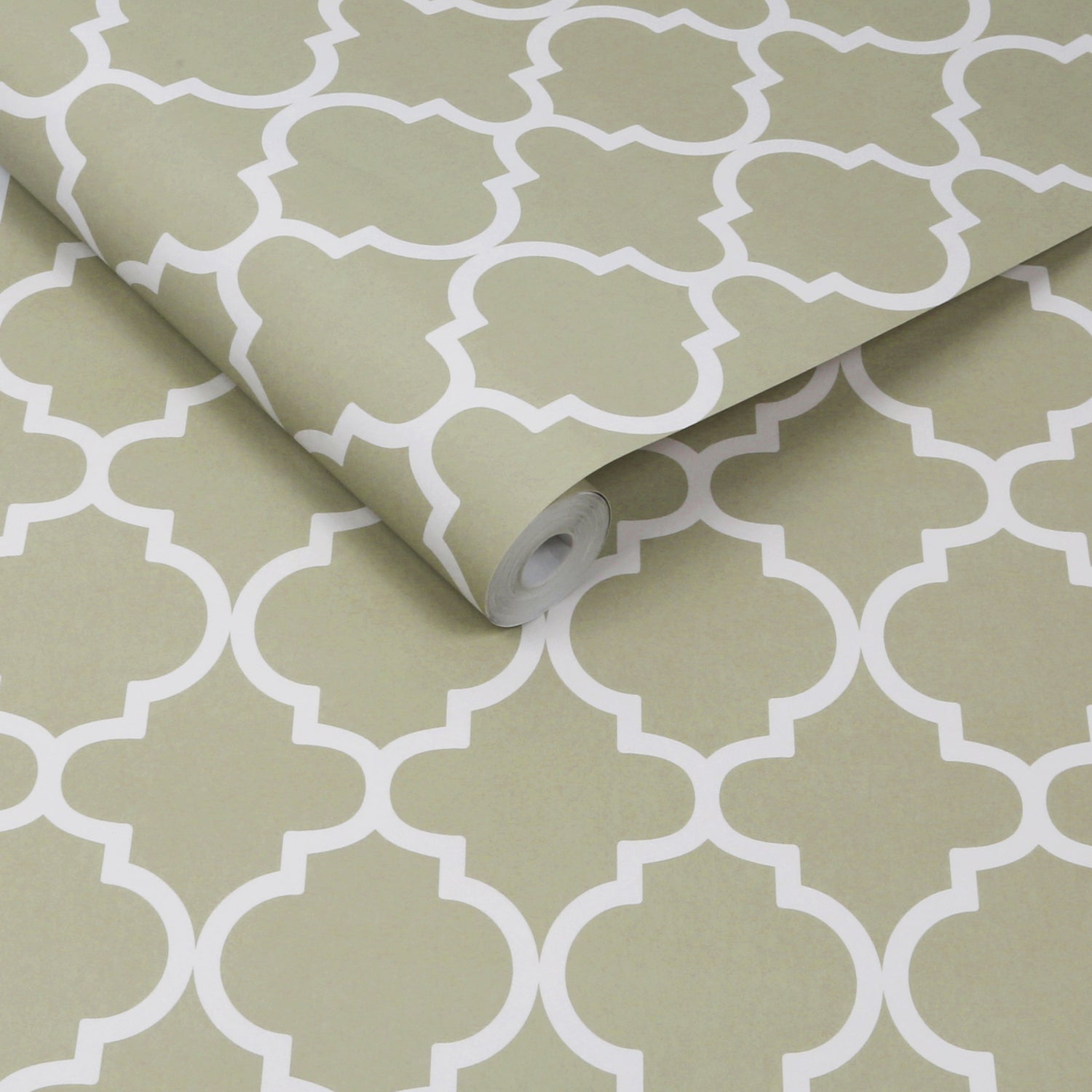 Trellia Wallpaper in sage color - pattern number 130299 - by Graham and Brown in the 2025 Exclusives collection