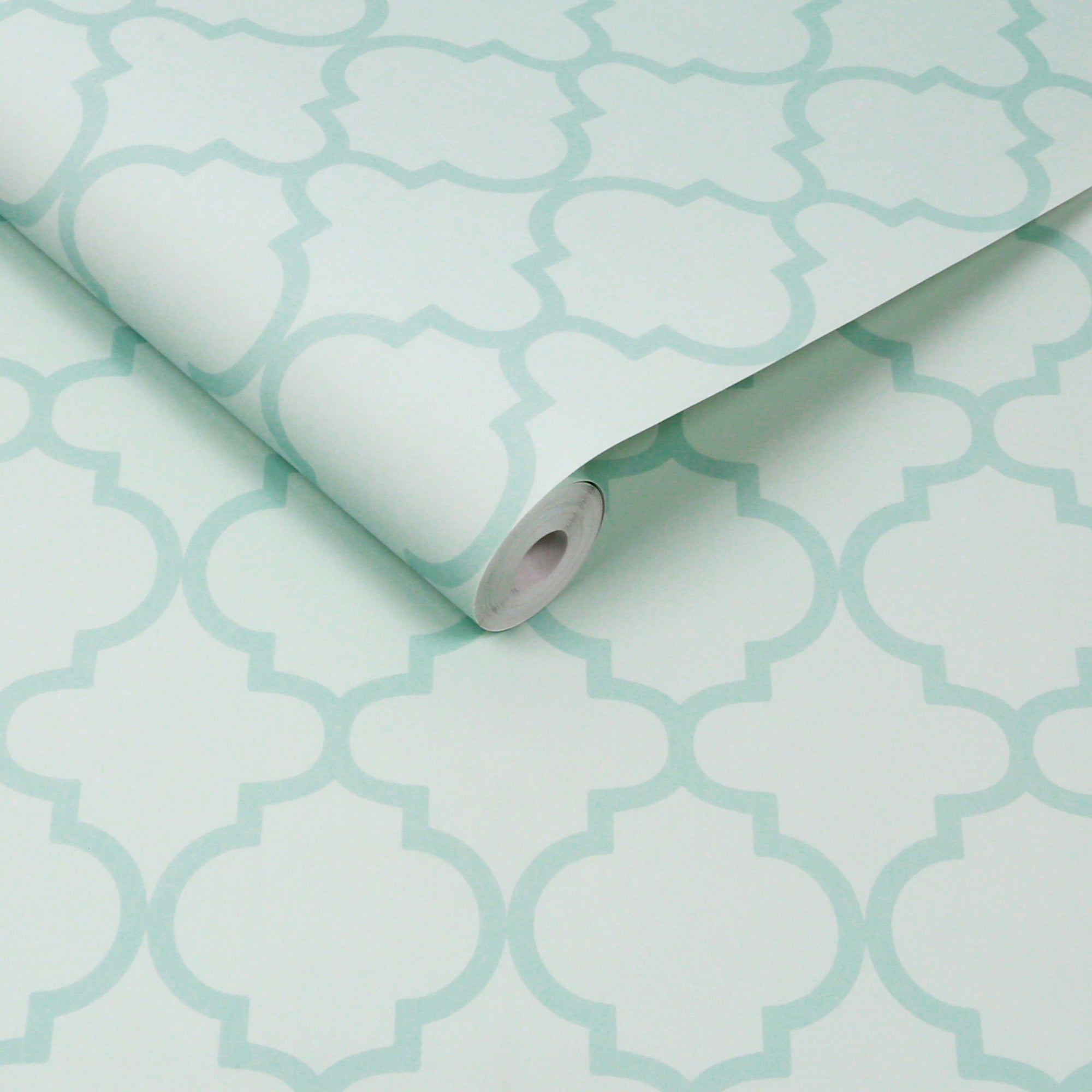 Trellia Wallpaper in sky color - pattern number 130300 - by Graham and Brown in the 2025 Exclusives collection