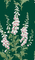 Foxglove Wallpaper in emerald color - pattern number 130306 - by Graham and Brown in the 2025 Exclusives collection
