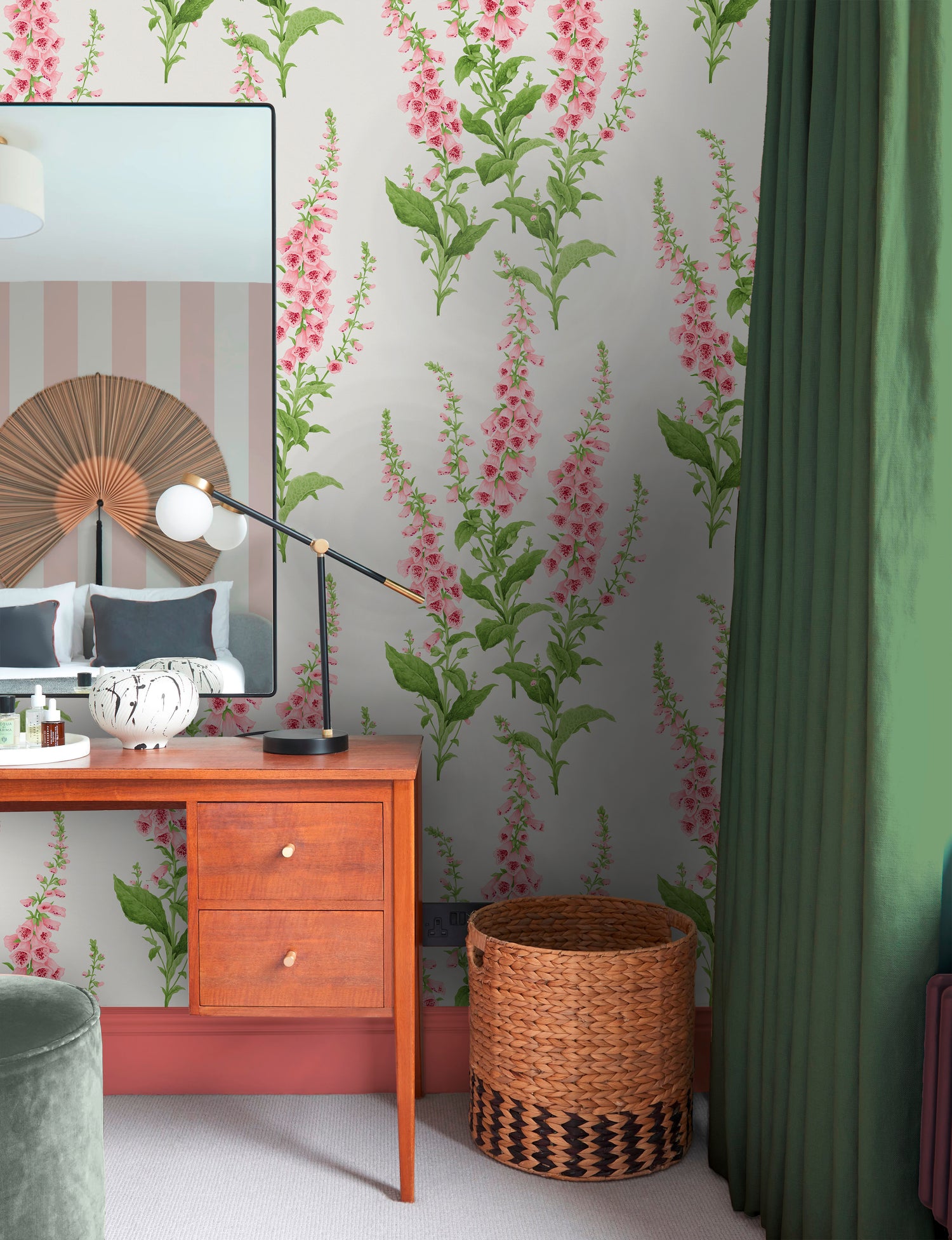 Foxglove Wallpaper in day color - pattern number 130307 - by Graham and Brown in the 2025 Exclusives collection
