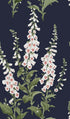 Foxglove Wallpaper in midnight color - pattern number 130308 - by Graham and Brown in the 2025 Exclusives collection