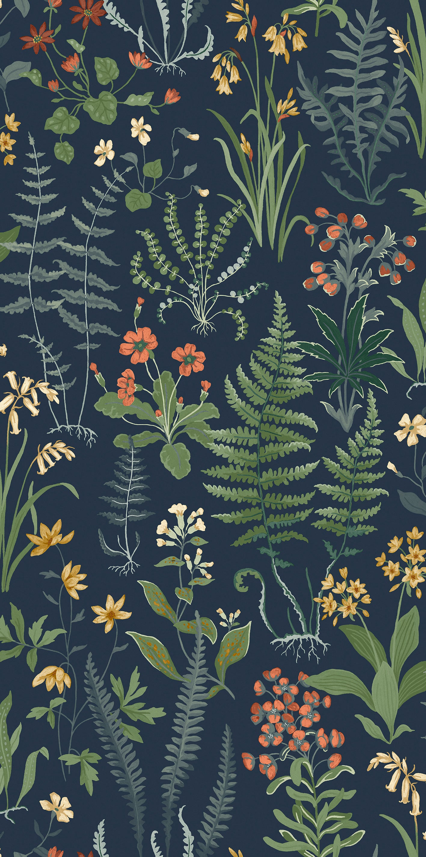 Oshibana Wallpaper in blue color - pattern number 130315 - by Graham and Brown in the 2025 Exclusives collection