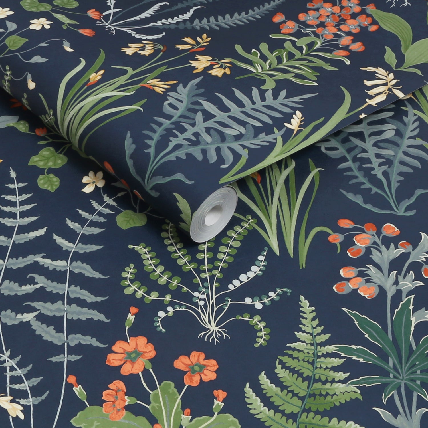 Oshibana Wallpaper in blue color - pattern number 130315 - by Graham and Brown in the 2025 Exclusives collection