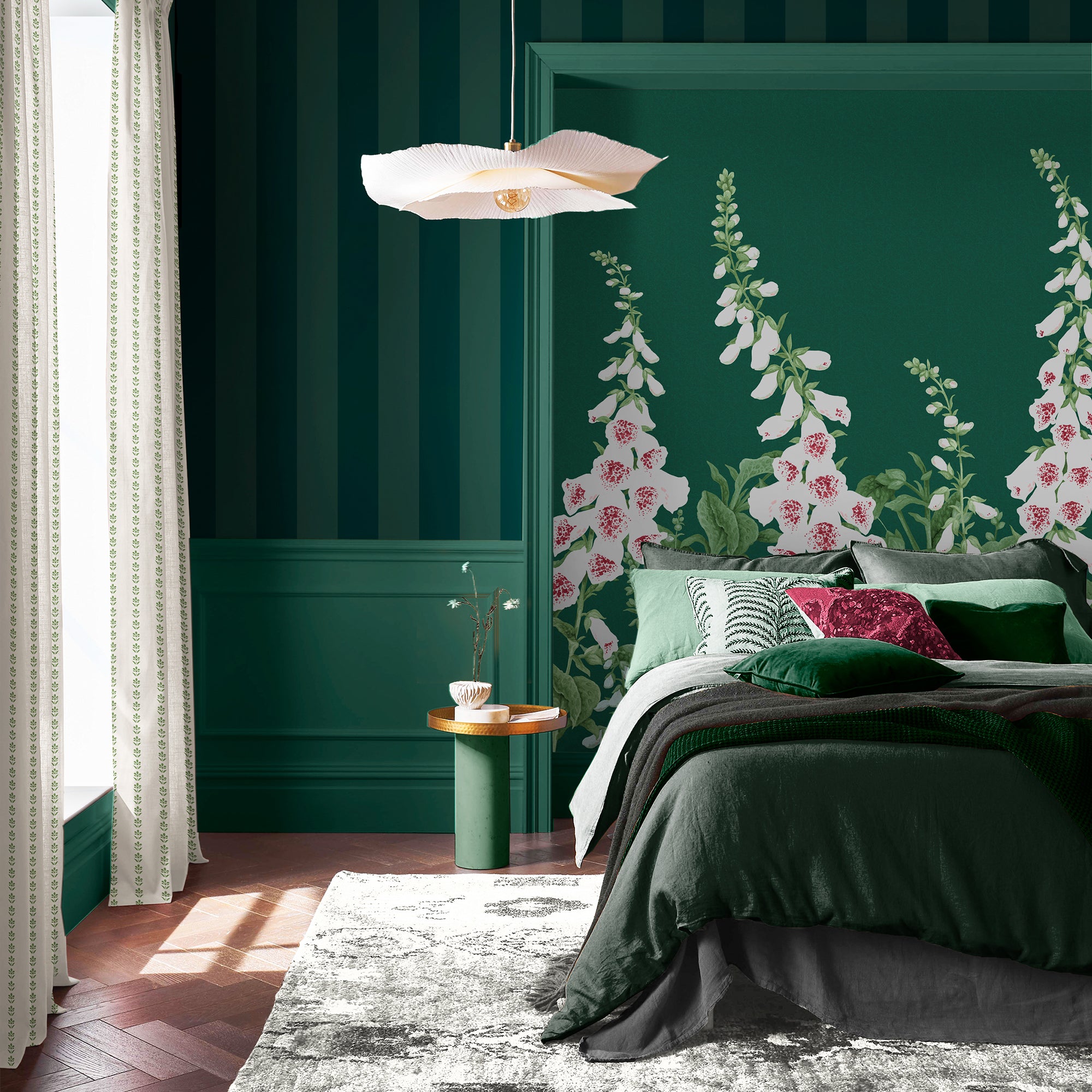 Quartet Wallpaper in teal color - pattern number 131444 - by Graham and Brown in the 2025 Exclusives collection