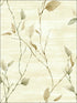 Leaf Branches fabric in 40204 color - pattern number SG40204 - by Pelican Prints in the Sage II collection